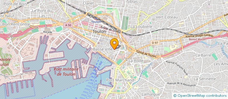 localisation de l'entreprise POSEIDON  TOULON