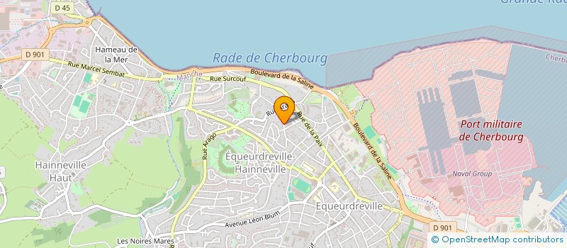 localisation de l'entreprise POSEIDON  CHERBOURG-EN-COTENTIN