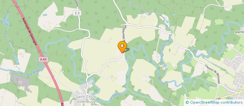 localisation de l'entreprise POSEIDON  SAINT-CRICQ-VILLENEUVE