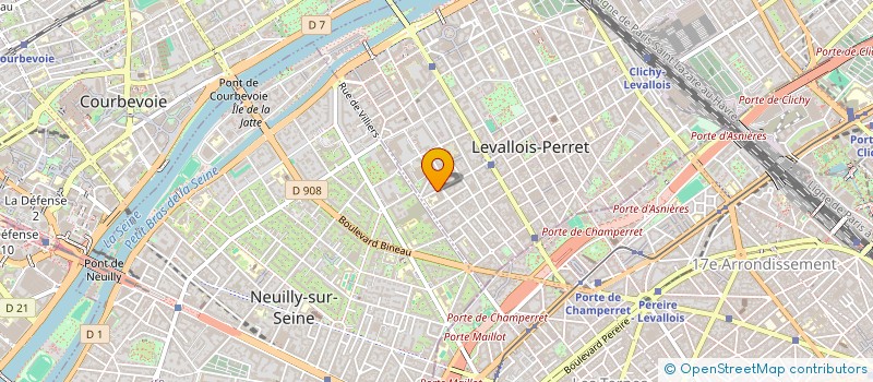 localisation de l'entreprise POSEIDON à LEVALLOIS-PERRET