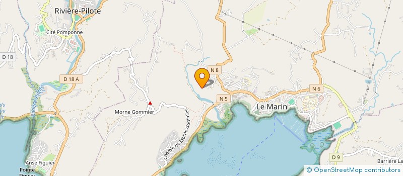 localisation de l'entreprise POSEIDON  LE MARIN