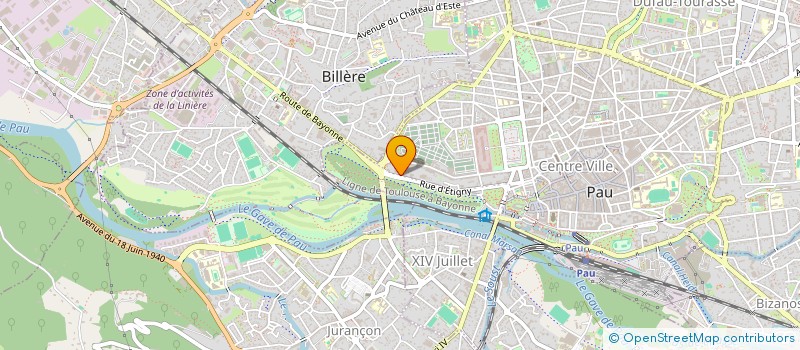 localisation de l'entreprise POSEIDON BIEN ETRE à PAU