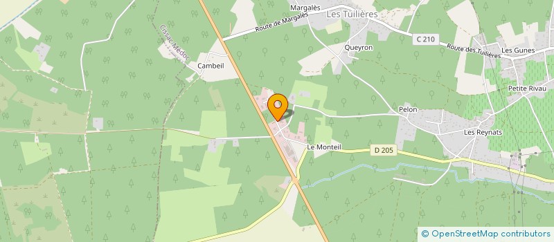 localisation de l'entreprise POSEO  CISSAC-MEDOC