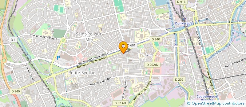 localisation de l'entreprise POSEO FRANCE à DUNKERQUE