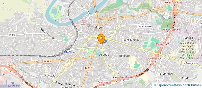 localisation de l'entreprise POSEOLIOS à ALBI