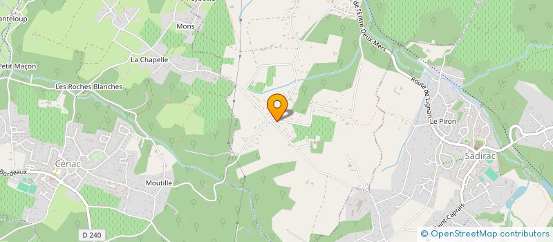 localisation de l'entreprise POSEURS ASSOCIES  LIGNAN-DE-BORDEAUX