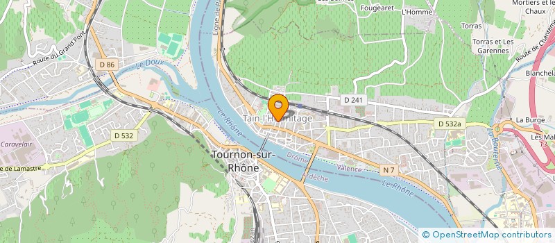 localisation de l'entreprise POSEURS DE MOTS à TAIN-L'HERMITAGE