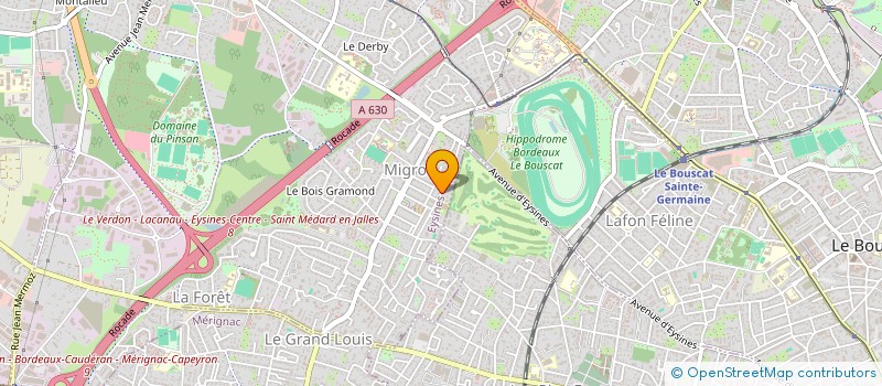 localisation de l'entreprise POSH à EYSINES