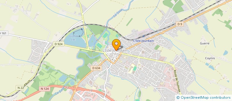 localisation de l'entreprise POSI'TIFS à L'ISLE-JOURDAIN
