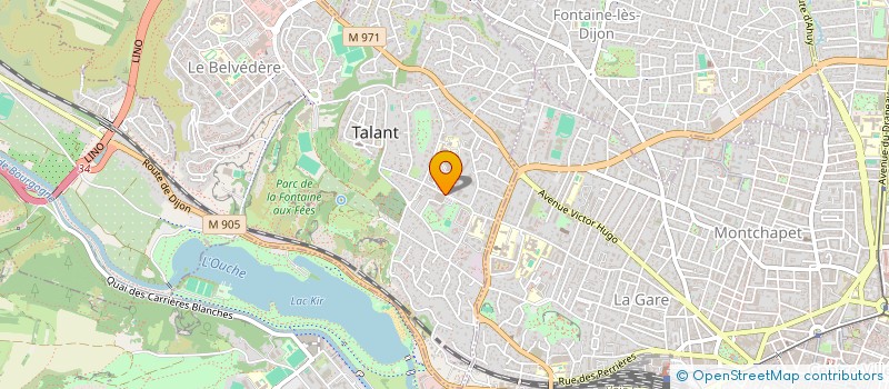 localisation de l'entreprise POSIDONIE  TALANT