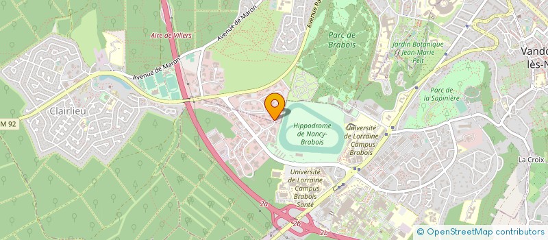 localisation de l'entreprise POSIFIT  VILLERS-LES-NANCY