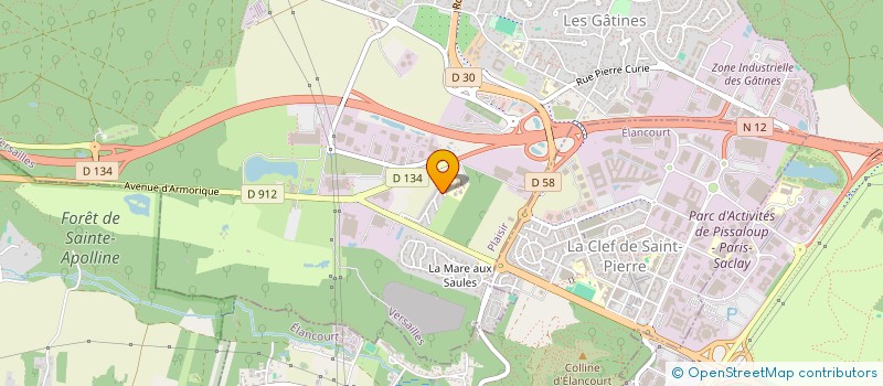 localisation de l'entreprise POSILIFE à PLAISIR