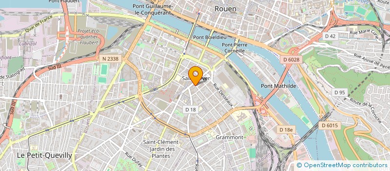 localisation de l'entreprise POSIRIS à ROUEN