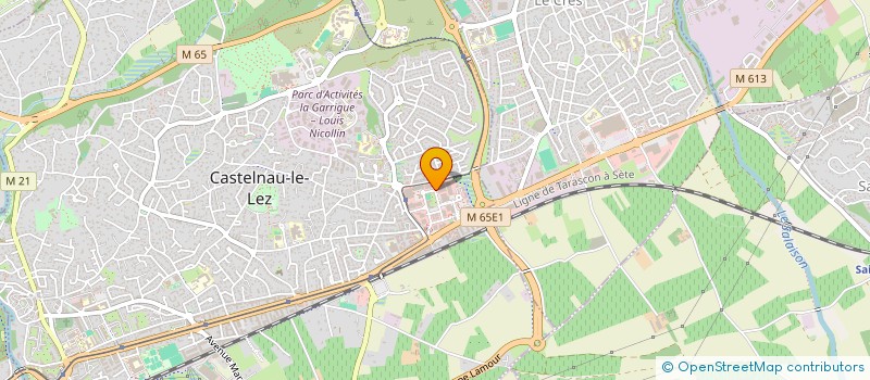 localisation de l'entreprise POSIT à CASTELNAU-LE-LEZ
