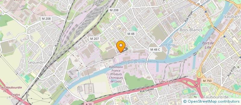 localisation de l'entreprise POSIT-YV à LILLE