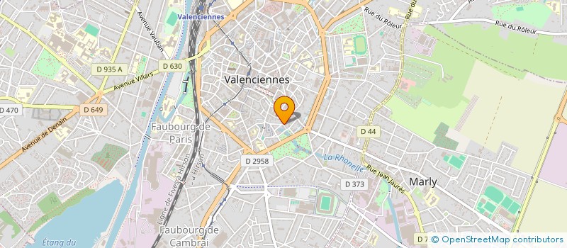 localisation de l'entreprise POSITECH à VALENCIENNES