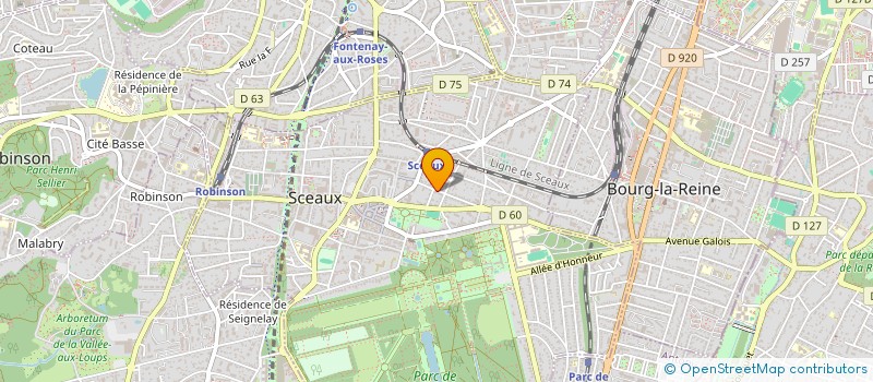 localisation de l'entreprise POSITHOT - LA MANUFACTURE D'ANTIMATIERE à SCEAUX