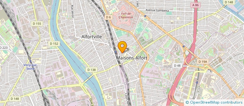 localisation de l'entreprise POSITIF à MAISONS-ALFORT