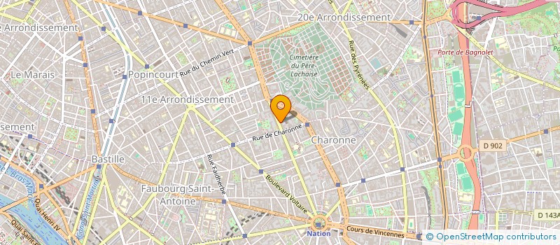 localisation de l'entreprise POSITIF  PARIS