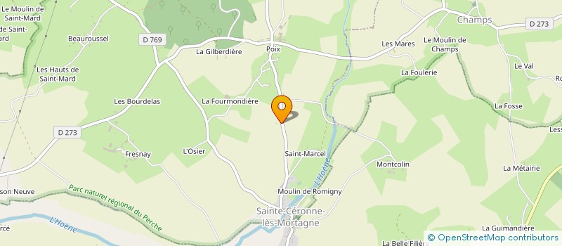 localisation de l'entreprise POSITIF à SOLIGNY LA TRAPPE