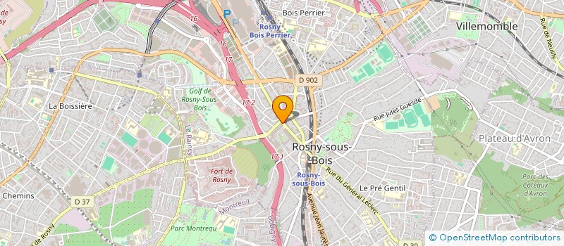 localisation de l'entreprise POSITIF à ROSNY-SOUS-BOIS