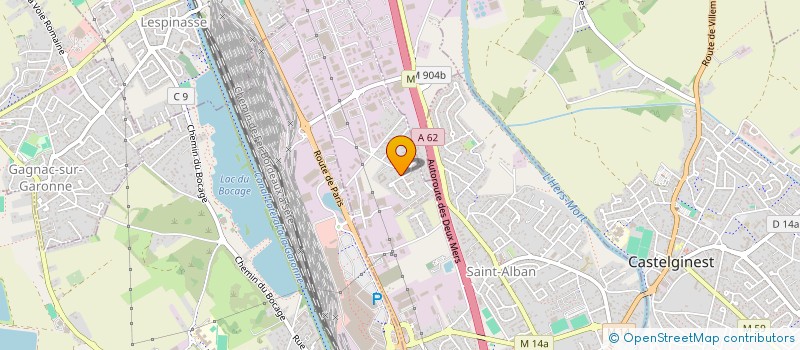 localisation de l'entreprise POSITIFELINS  FONBEAUZARD