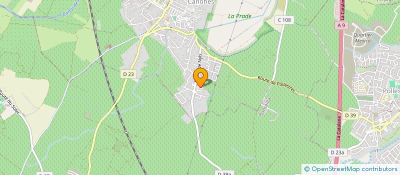 localisation de l'entreprise POSITION ZERO  CANOHES