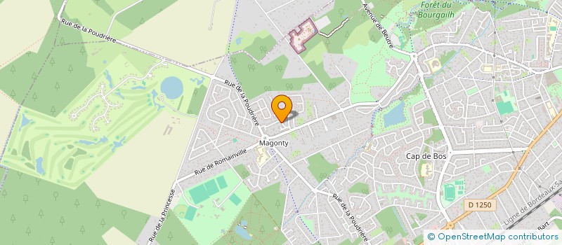 localisation de l'entreprise POSITIV'  PESSAC