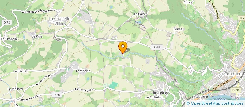 localisation de l'entreprise POSITIV' AGENCEMENT  VERIN