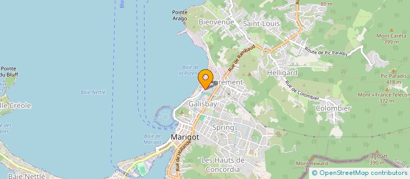 localisation de l'entreprise POSITIV ENERGY ELECTRICITY  SAINT MARTIN