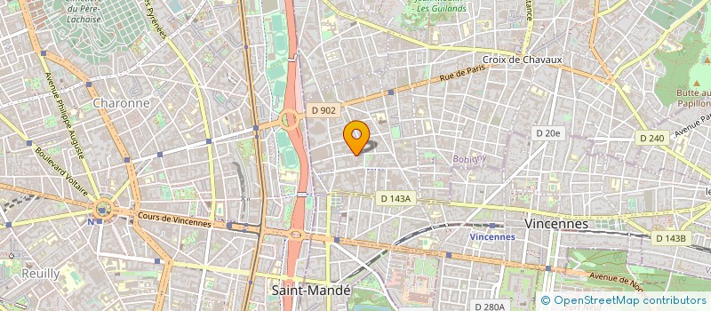localisation de l'entreprise POSITIV JAM PRODUCTION SARL à MONTREUIL