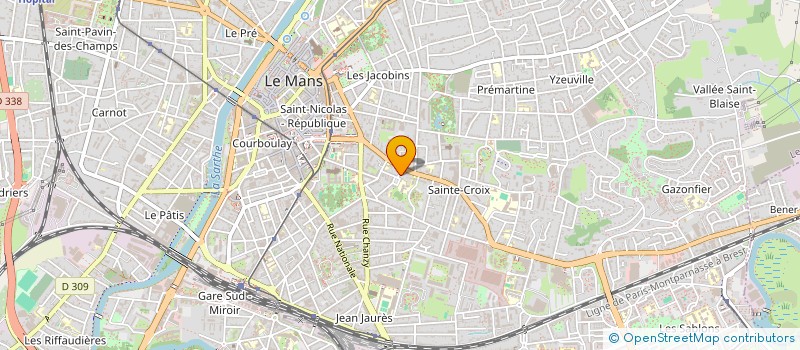 localisation de l'entreprise POSITIV'MANS  LE MANS