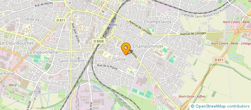 localisation de l'entreprise POSITIVE à NIORT