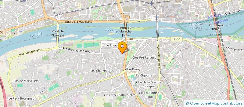 localisation de l'entreprise POSITIVE ALTITUDE à ORLEANS