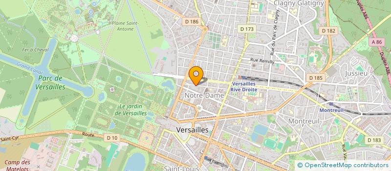 localisation de l'entreprise POSITIVE CUISINE DU MARCHE à VERSAILLES