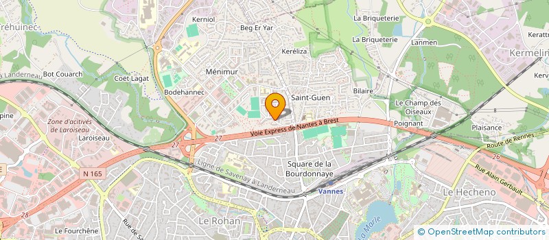 localisation de l'entreprise POSITIVE DOG SCHOOL à VANNES