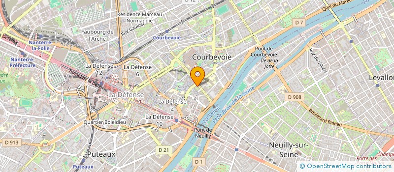 localisation de l'entreprise POSITIVE ECONOMY ADVOCACY à COURBEVOIE