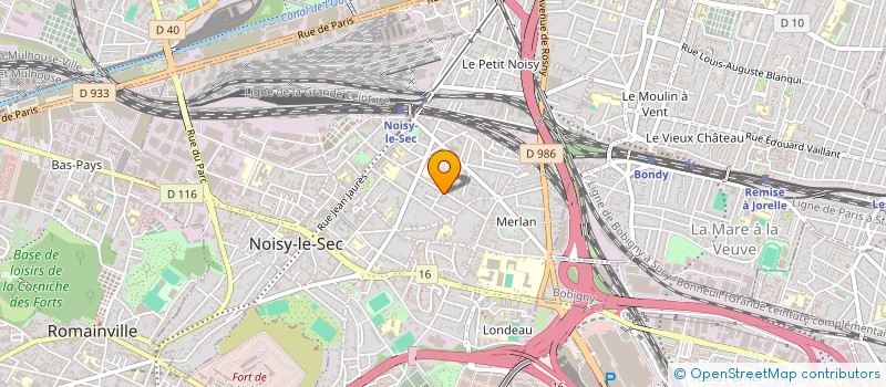 localisation de l'entreprise POSITIVE ENERGIE SAS à NOISY-LE-SEC