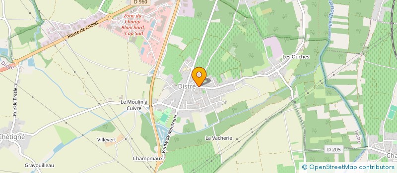 localisation de l'entreprise POSITIVE EVALUATION  DISTRE