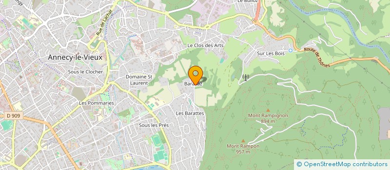 localisation de l'entreprise POSITIVE INVESTING  ANNECY