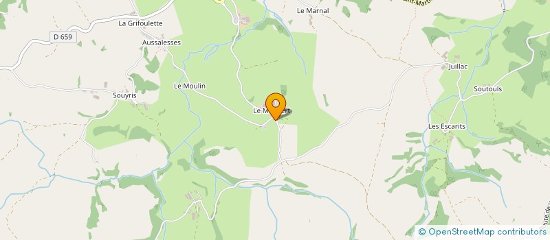 localisation de l'entreprise POSITIVE PLANETE ATTITUDE  SALLES-CURAN