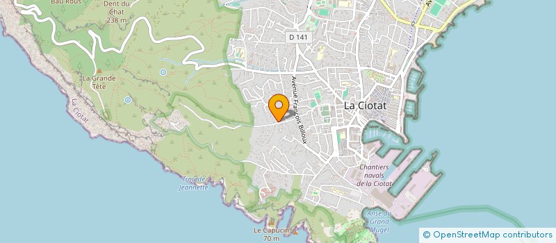 localisation de l'entreprise POSITIVE SENS  LA CIOTAT