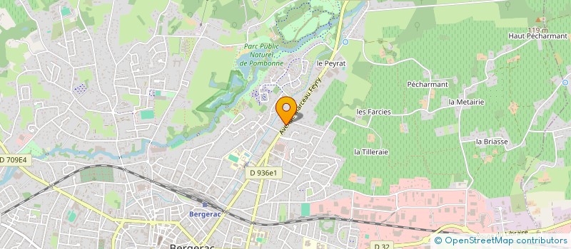localisation de l'entreprise POSITIVENERGIES à BERGERAC