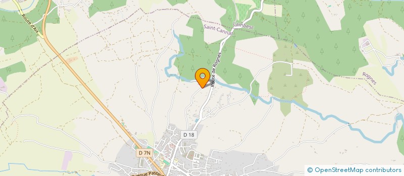 localisation de l'entreprise POSITIVO  SAINT-CANNAT