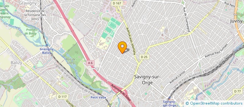 localisation de l'entreprise POSITRONIC CONSULTING à SAVIGNY-SUR-ORGE
