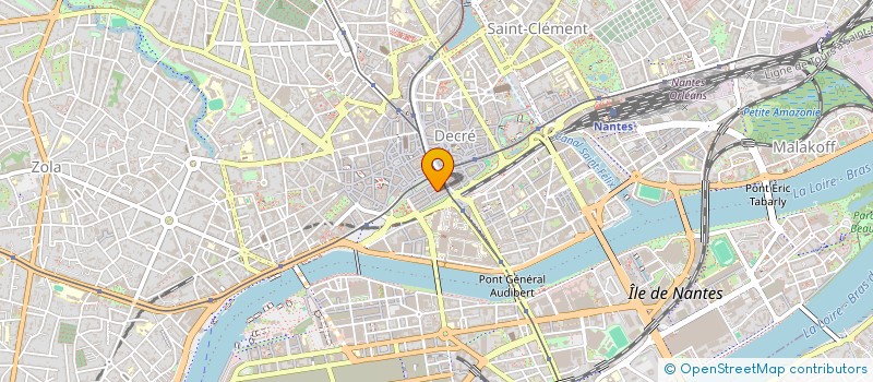 localisation de l'entreprise POSKA à NANTES