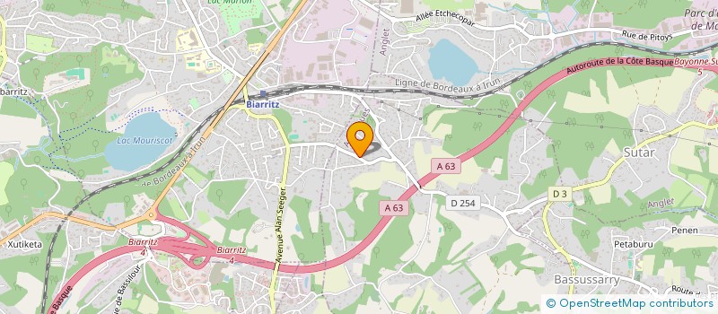 localisation de l'entreprise POSO  BIARRITZ