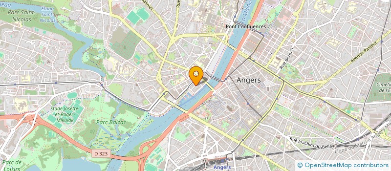 localisation de l'entreprise POSOLOGIC à ANGERS