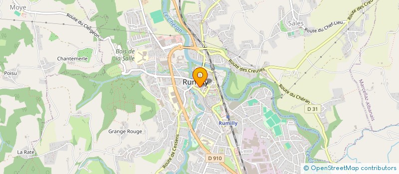 localisation de l'entreprise POSSETY  RUMILLY