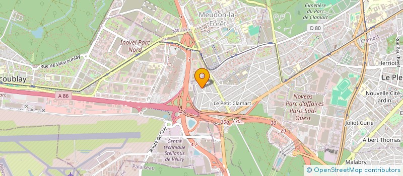 localisation de l'entreprise POSSYSTEME à CLAMART